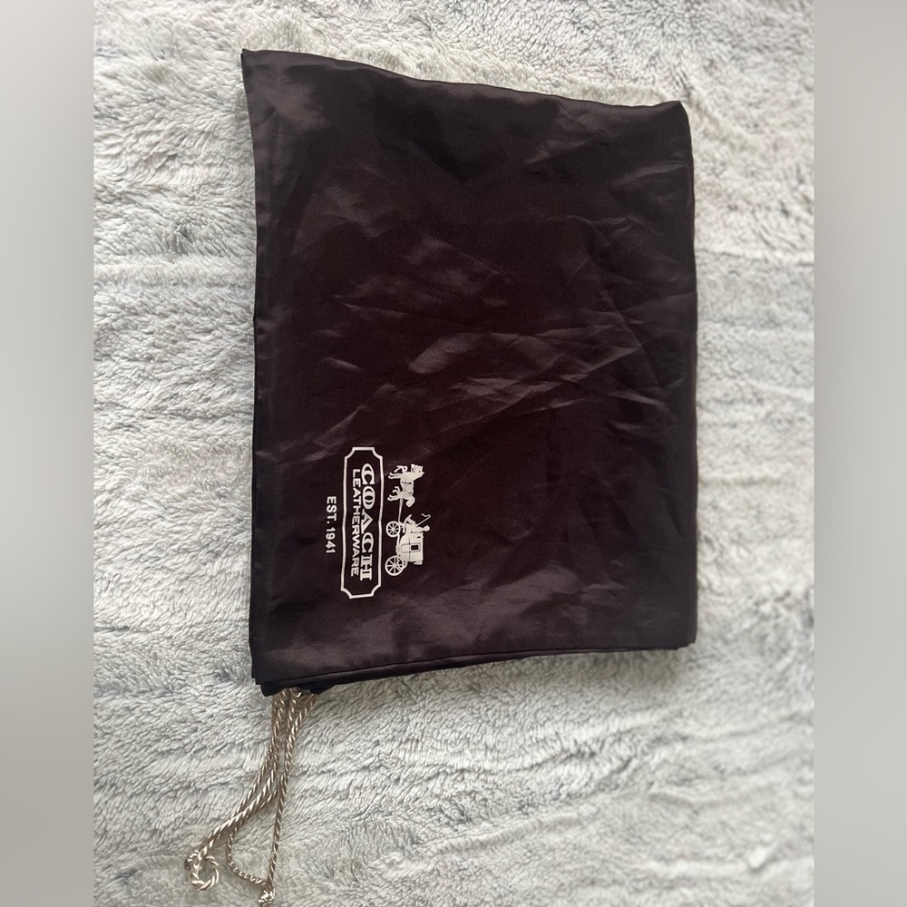 Coach Brown dust bag